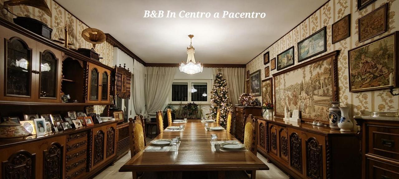 B&B In Centro A Pacentro Eksteriør billede